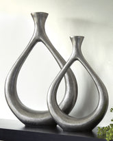 J&M Furniture - Ashley Furniture - Dimaia Vase (Set of 2) - Vase (Set of 2) (2/CS) - A2000348
